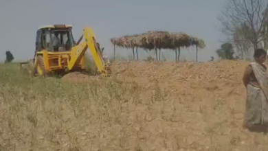 Bulldozer forcibly driven